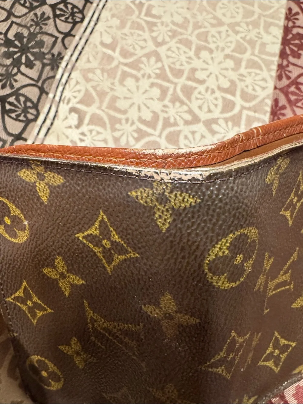 Louis Vuitton Monogram Canvas Compact Snap Wallet in Brown with Gold Hardware